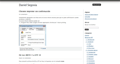 Desktop Screenshot of danielsegovia.com